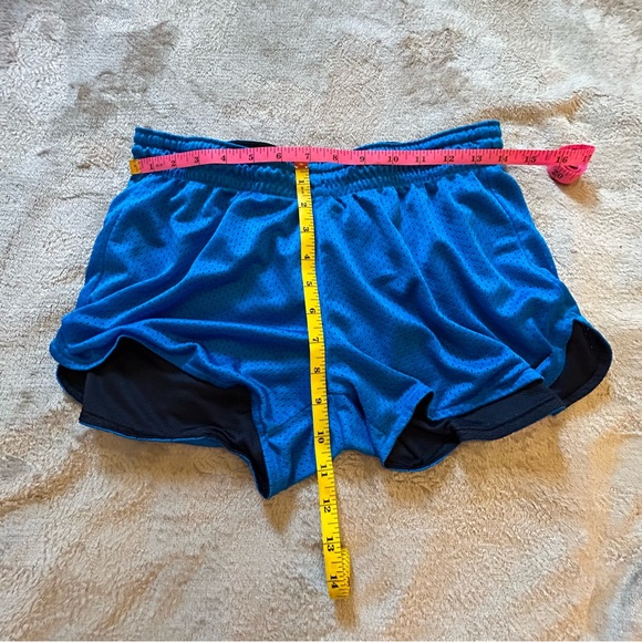 Nike Dri-Fit blue running shorts drawstring Size S/M - Picture 6 of 6